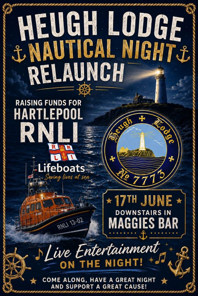 Heugh Lodge Nautical Night 2026 – Supporting Hartlepool RNLI